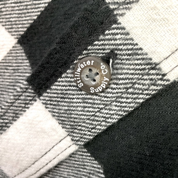 Stilwater Supply Buffalo Unisex Plaid Cotton Shacket Sz Large - Picture 3 of 5